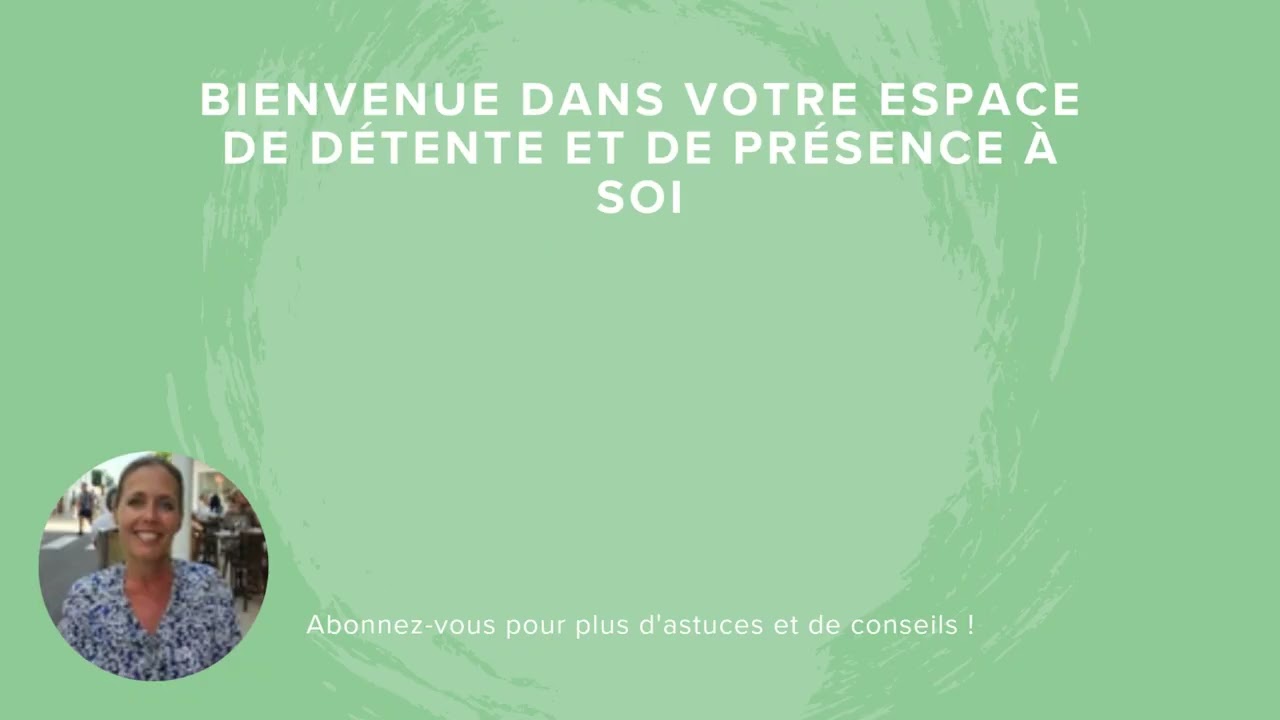 Message de bienvenue