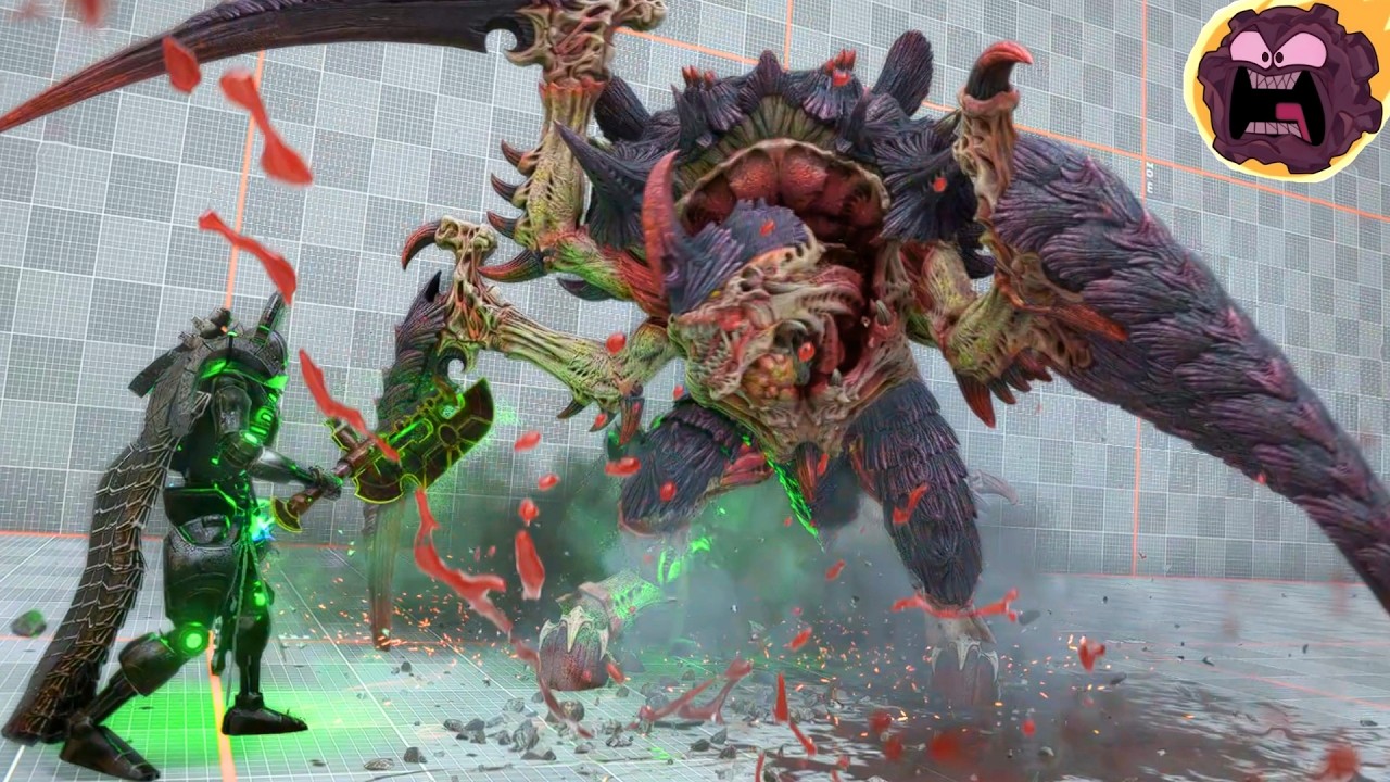 Necron VS Tyranids | Warhammer 40k Space Marine 2