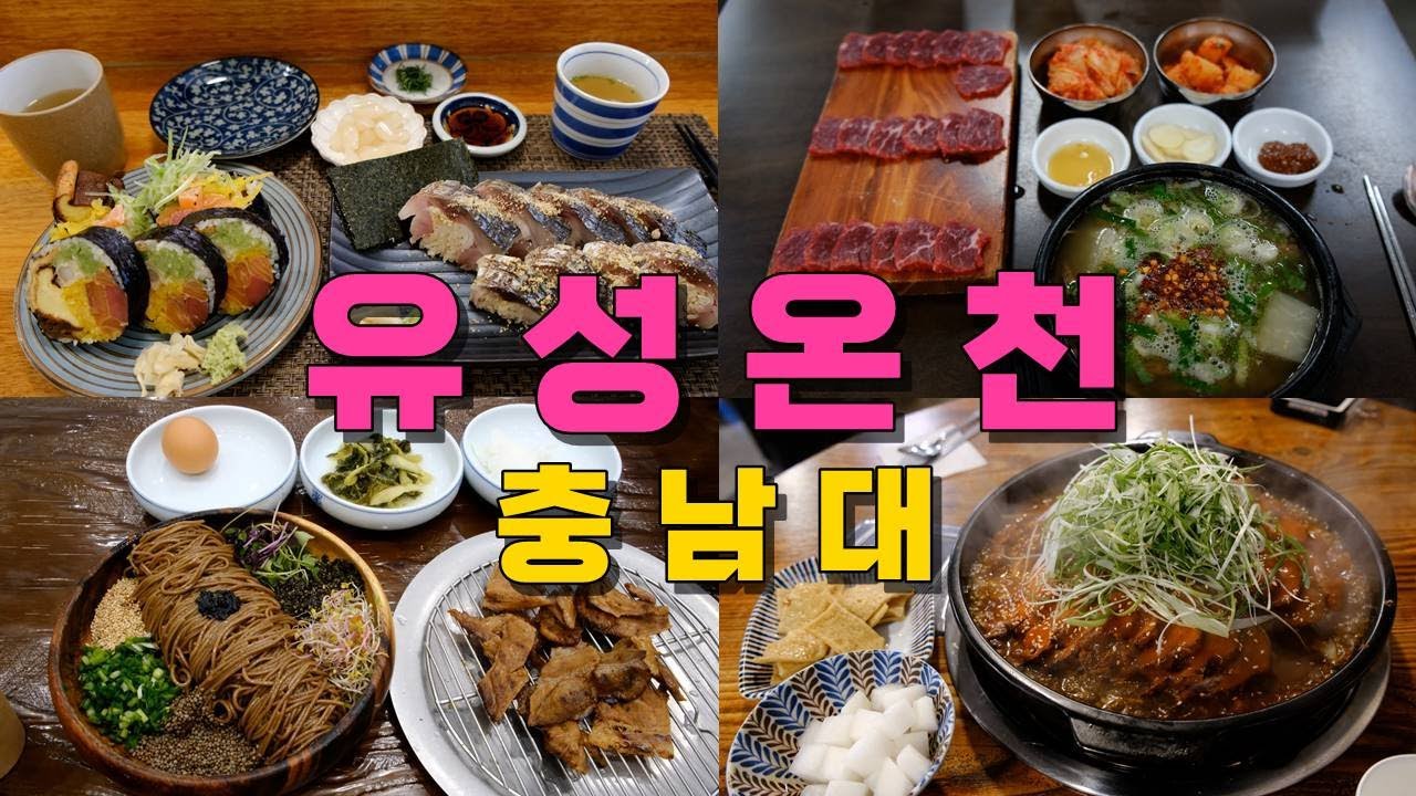 대전 유성온천, 충남대 맛집 Best 9