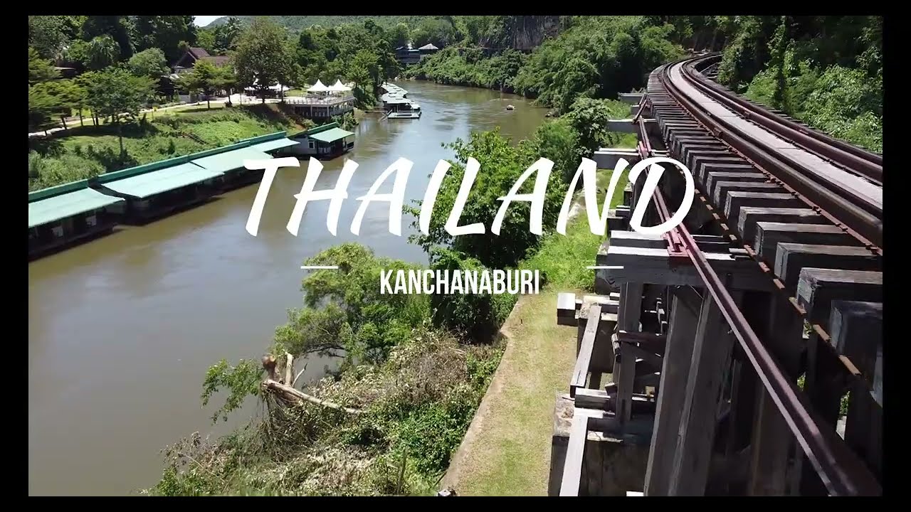 De mooie natuur van Kanchanaburi in Thailand - Rivier Kwai & De Dodenspoorlijn met trein Birma
