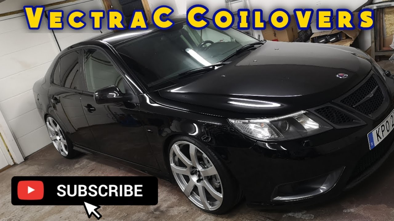 Установка койловеров Saab 9-3 + проставок! Идеальная установка!