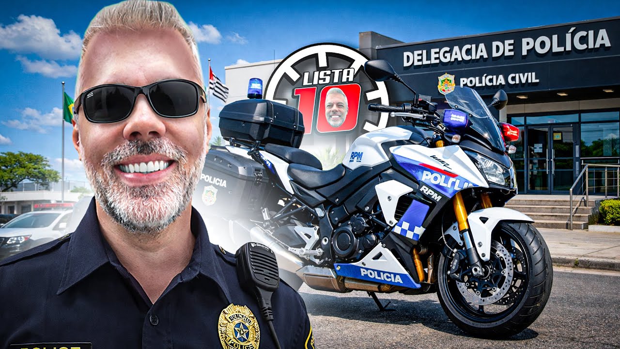 10 Motos usadas pela polícia