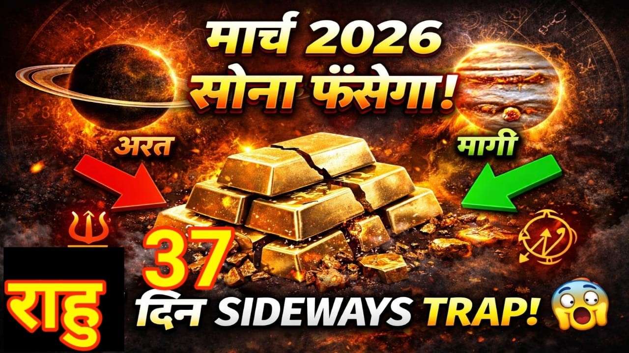 March 2026: 37 दिन सोना फंसेगा! गुरु मार्गी, शनि अस्त, राहु-मंगल का खेल?