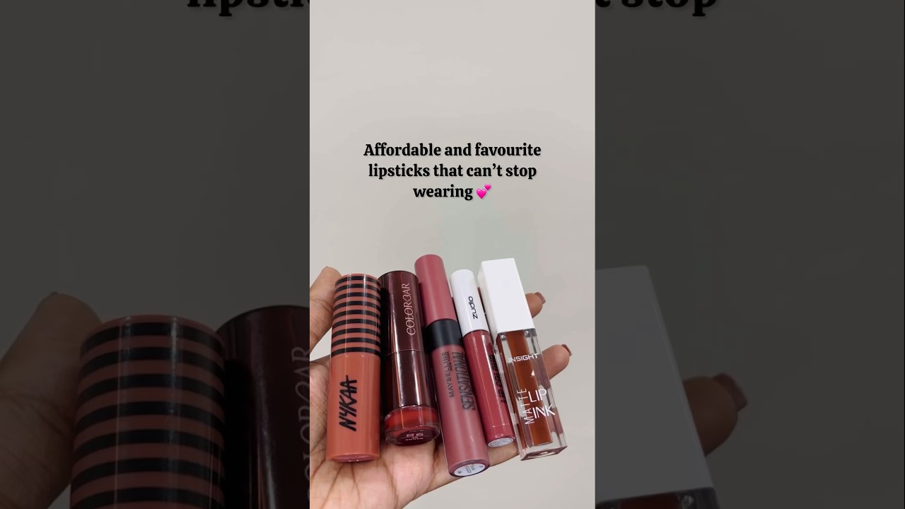 Top 5 Affordable Lipsticks for Everyday Under 500/- | Best Nude Lipstick 