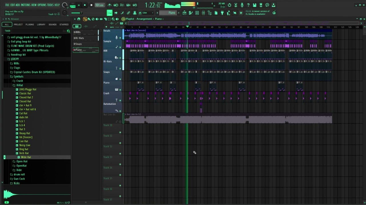 How "Not Like Us" By Kendrick Lamar was made