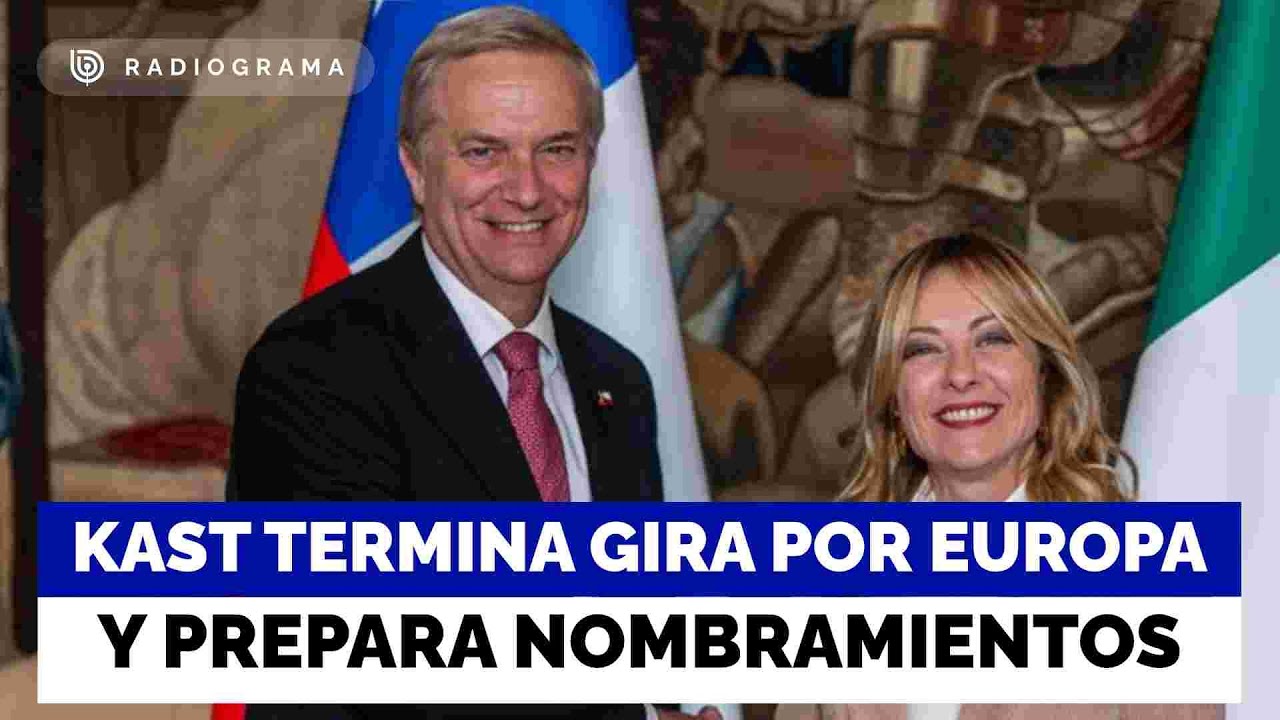 Kast se reunió con Meloni en Roma: conversación se centró en fronteras y sistema penitenciario