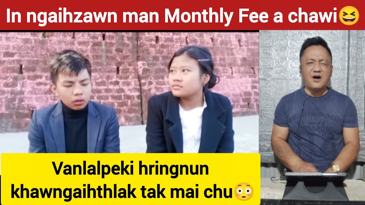 Vanlalpeki Hringnun chu😳A khawngaihthlak tawp😄 Tluanga Tochhawng React 