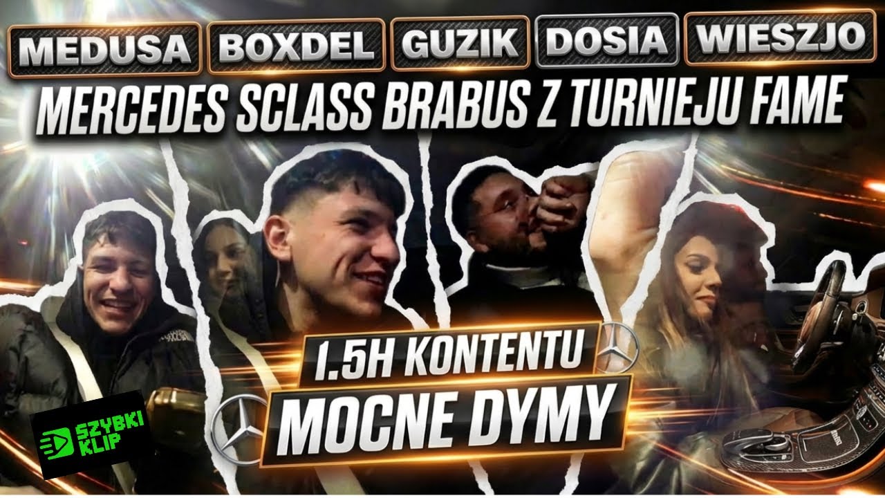 BOXDEL × MEDUSA – RUNDKI S-CLASS BRABUS Z FAMEMMA | DOSIA, GUZIK, PRYWATNY SZOFER  WIESZJO🔥