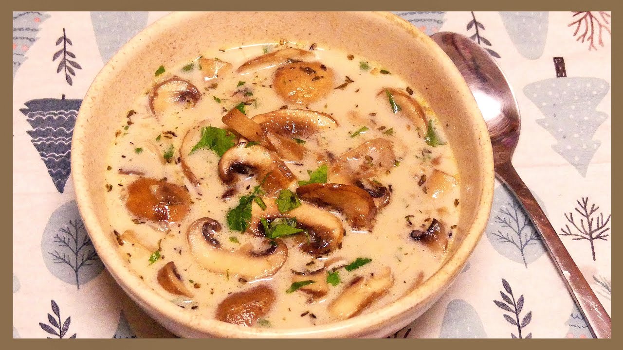 Cremige Pilz-Suppe, blitzschnell gezaubert!🍄&zwj;🟫