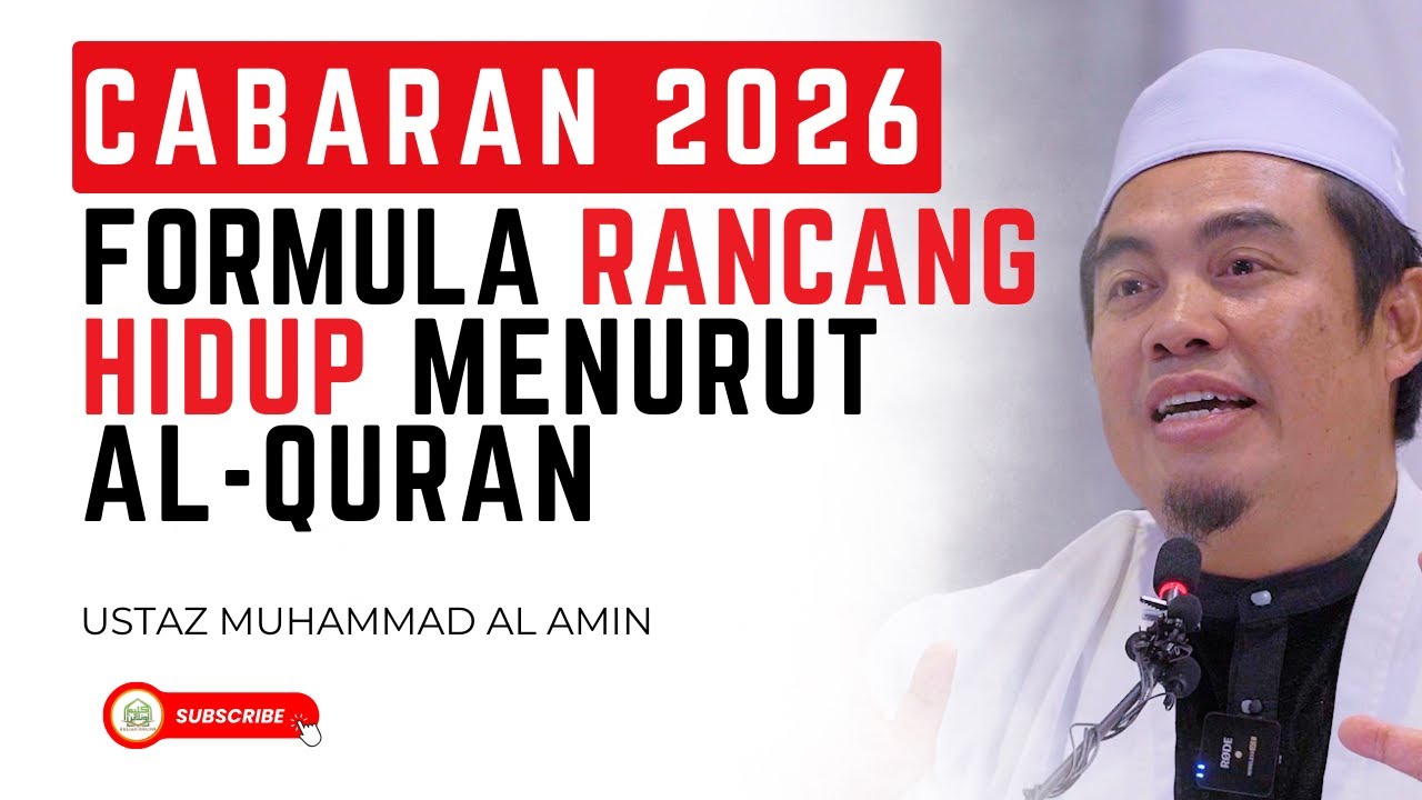 Cabaran 2026, Formula Rancang Hidup 7 Tahun Kedepan, Jangan Hidup Bertopeng - Ustaz Muhammad Al Amin