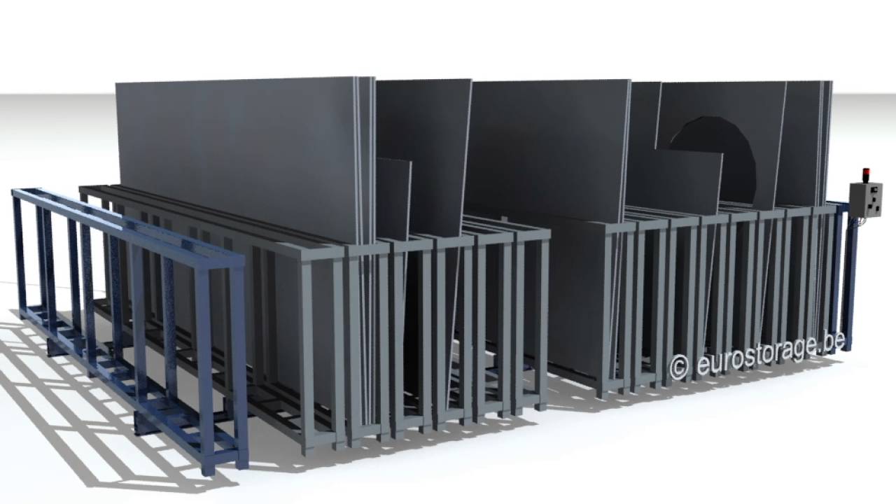 Mobile frame rack electrical : U-BOX - 3D video