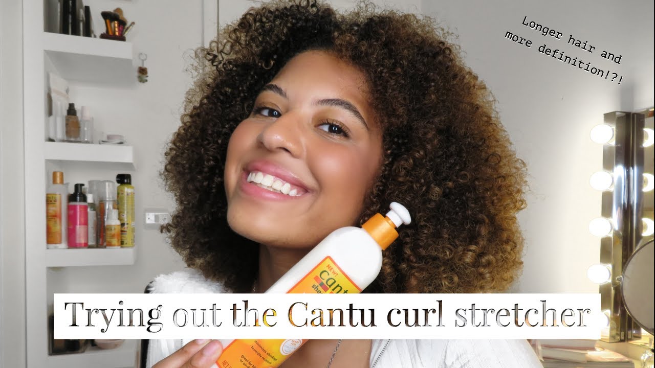 Trying out the cantu curl stretcher (Longer more defined curls!)