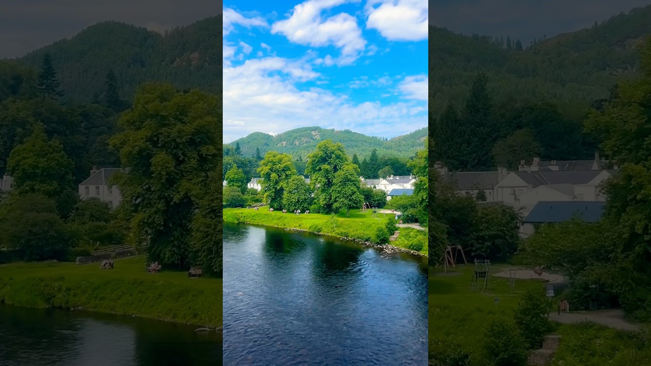 View of river Tay from Dunkeld bridge.  #scotland#scenicviews #travel#explore