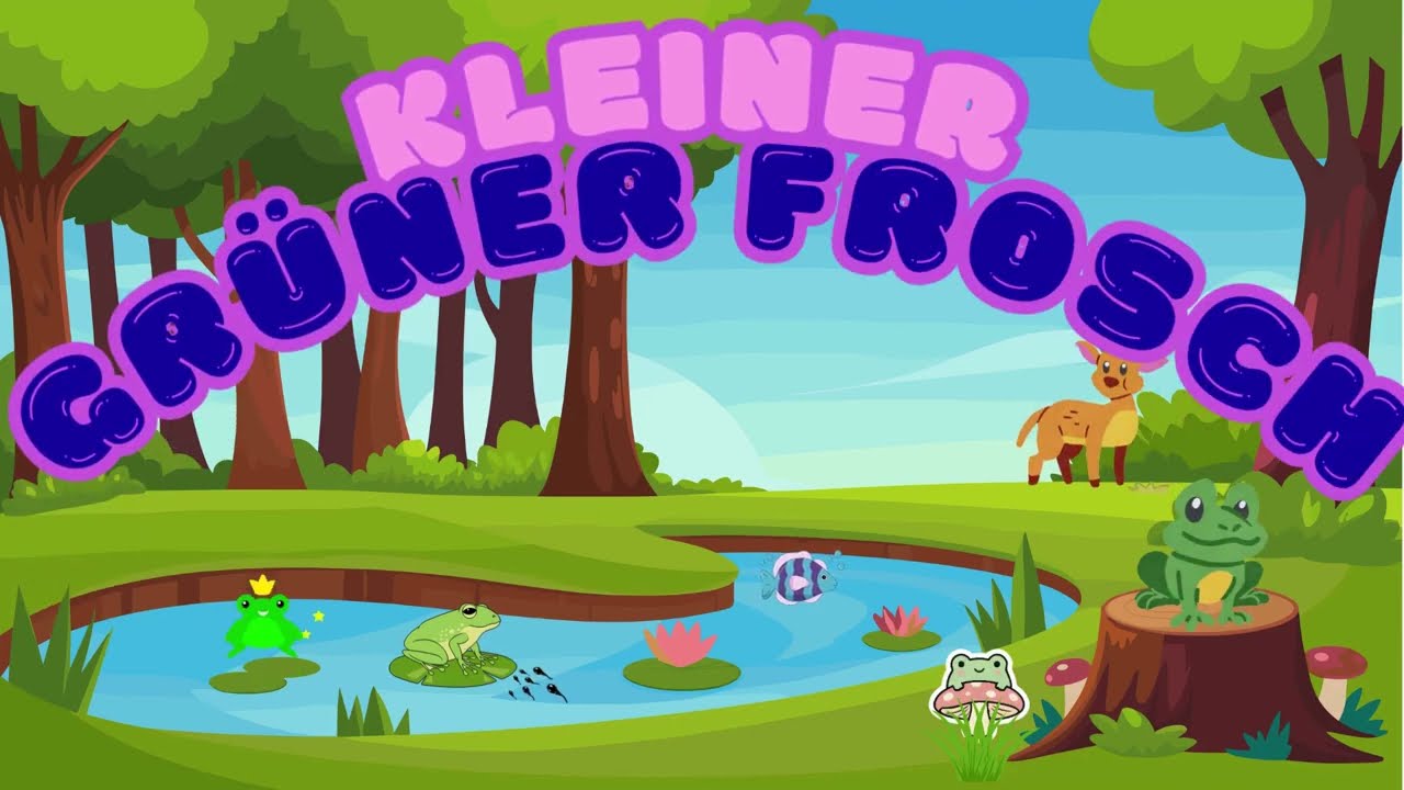 🎶 Kleiner, grüner Frosch: Kinderlieder zum Mitsingen | Sing Kinderlieder