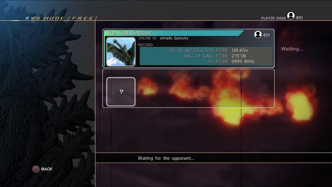 GODZILLA PS5 THE GAME - #1 ONLINE PLAYER WORLDWIDE - CROWN MATCHES
