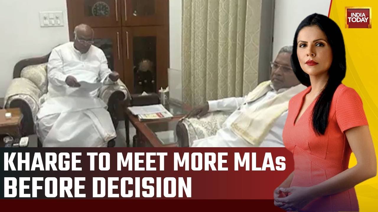 Karnataka CM Decision Delayed; Cong President Kharge To Meet More MLAs Before Decision