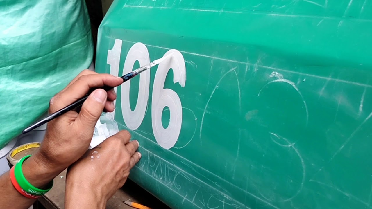 HABICO BRUSH LETTERING BRUSH TUTORIAL #signpainting