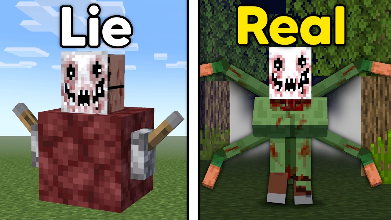 Minecraft But Scary Lies Become REAL