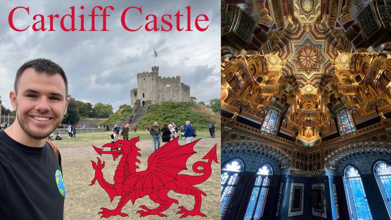 Cardiff Castle Look Around - Wales - United Kingdom Historic Day Out