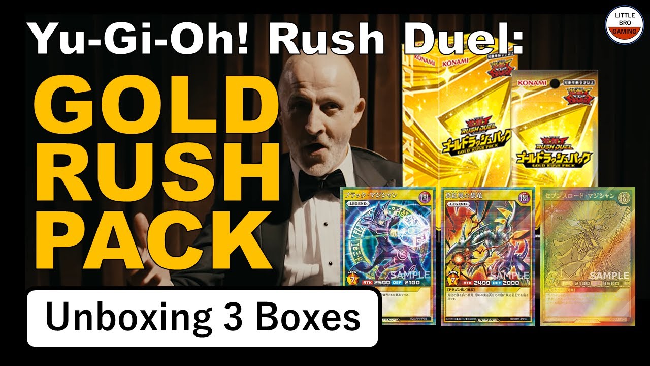【Rush Duel】Unboxing Yu-Gi-Oh! Rush Duel: GOLD RUSH PACK!!! Unboxing 3 Boxes!!!【Yu-Gi-Oh!】