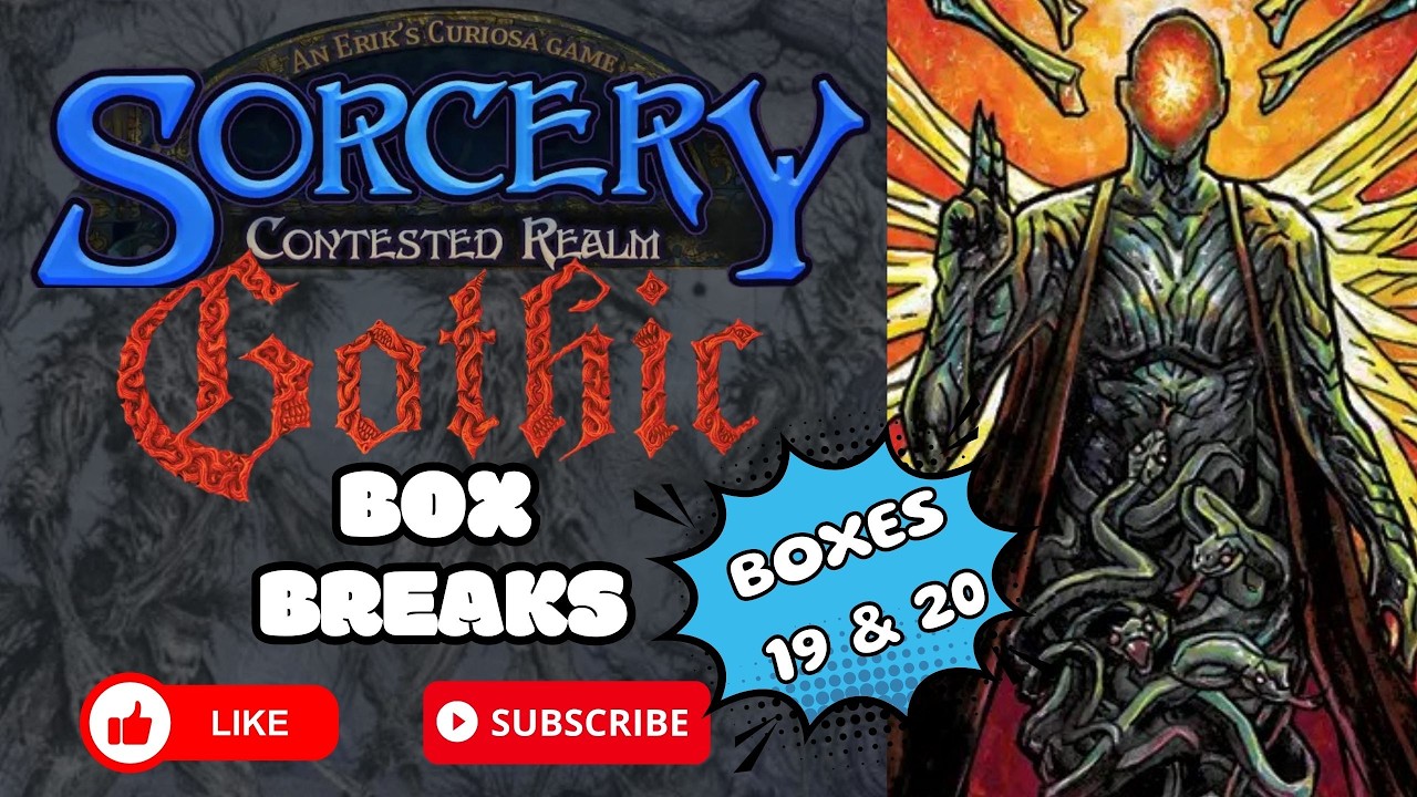 Наборы Sorcery Contested Realm Gothic Boxes 19 и 20 - Отличные нефольгированные карты, фольгирова...