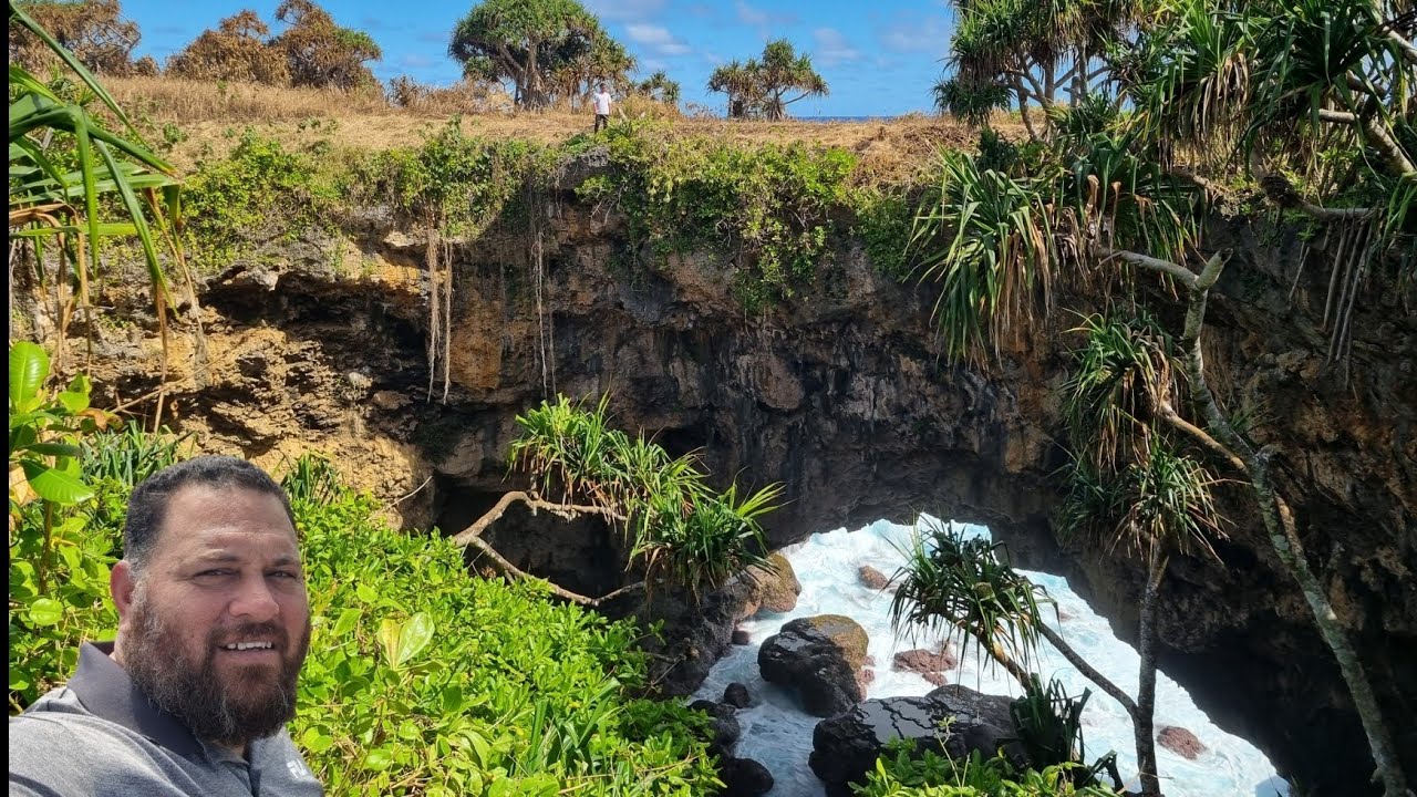 Tongan markets, Hufangalupe, blowholes, and Tongan food.