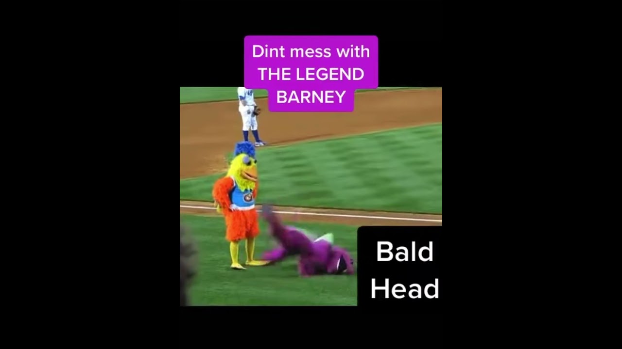 BARNEY VS CHICKEN #shorts #barney #chicken