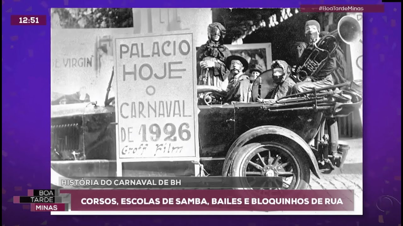 HISTÓRIA DO CARNAVAL EM BH 01/02/204
