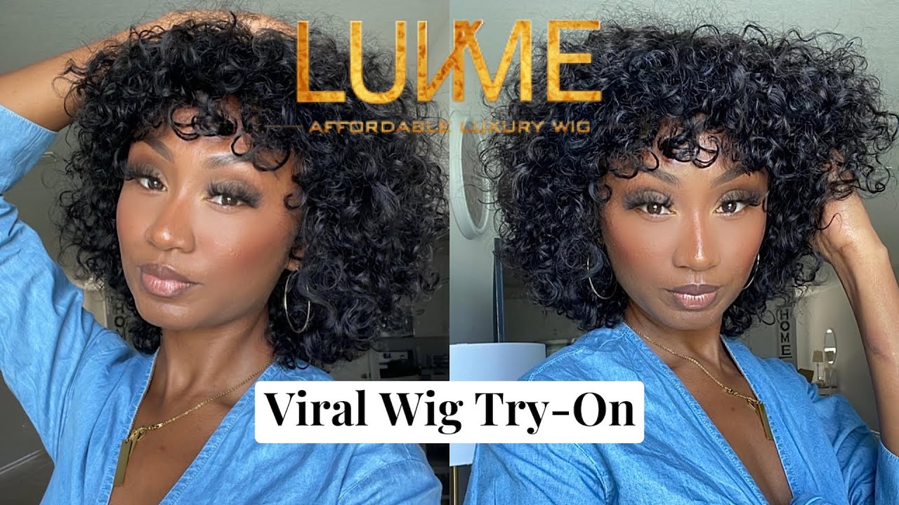 PROTECT your HAIR this Summer! | Quick, Easy MOMMY Wig | LuvME Curly Bang wig
