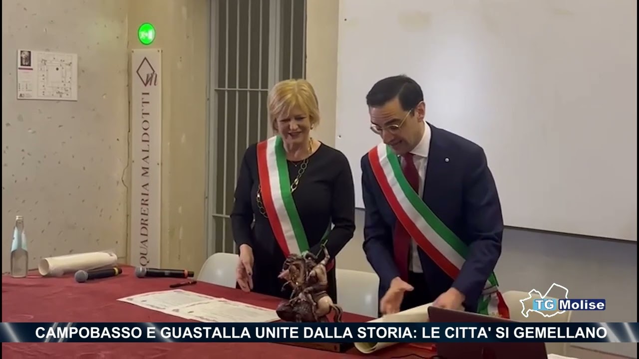 Campobasso e Guastalla unite dalla storia: le città si gemellano