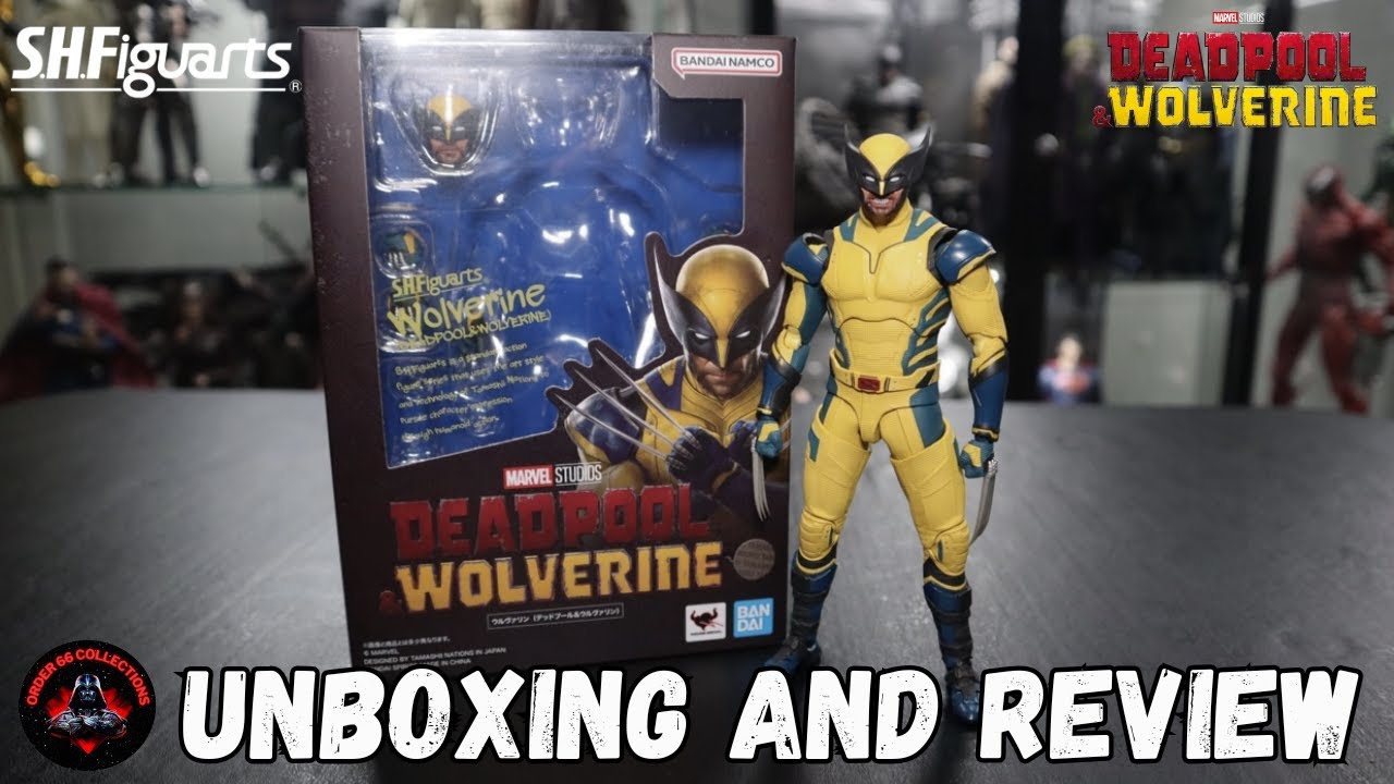 S.H Figuarts Wolverine from Deadpool and Wolverine Unboxing and Review
