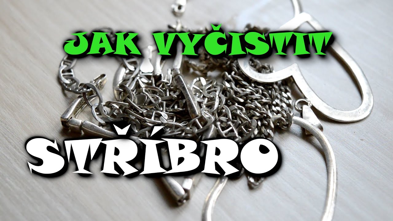 Jak vyčistit stř&iacute;bro - či&scaron;těn&iacute; stř&iacute;bra pomoc&iacute; jedl&eacute; sody