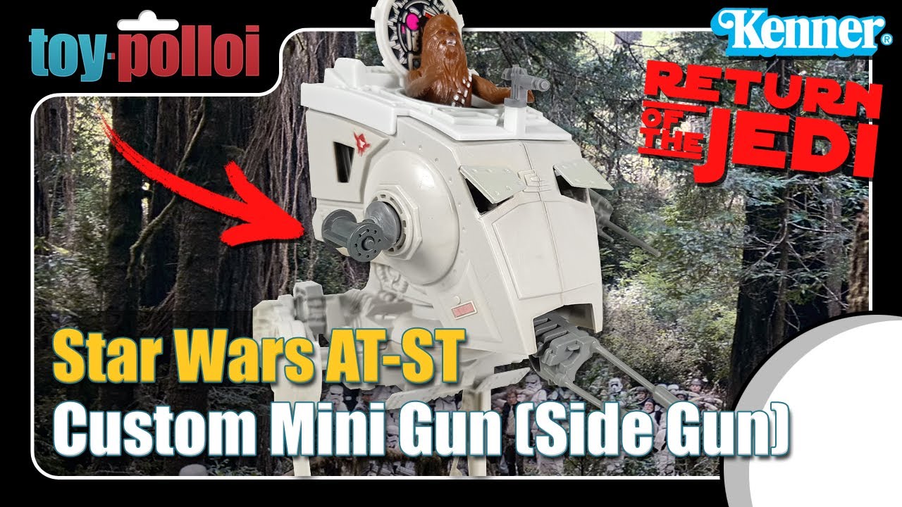 Vintage Kenner Star Wars AT-ST custom Mini Gun (side gun) - Toy Polloi