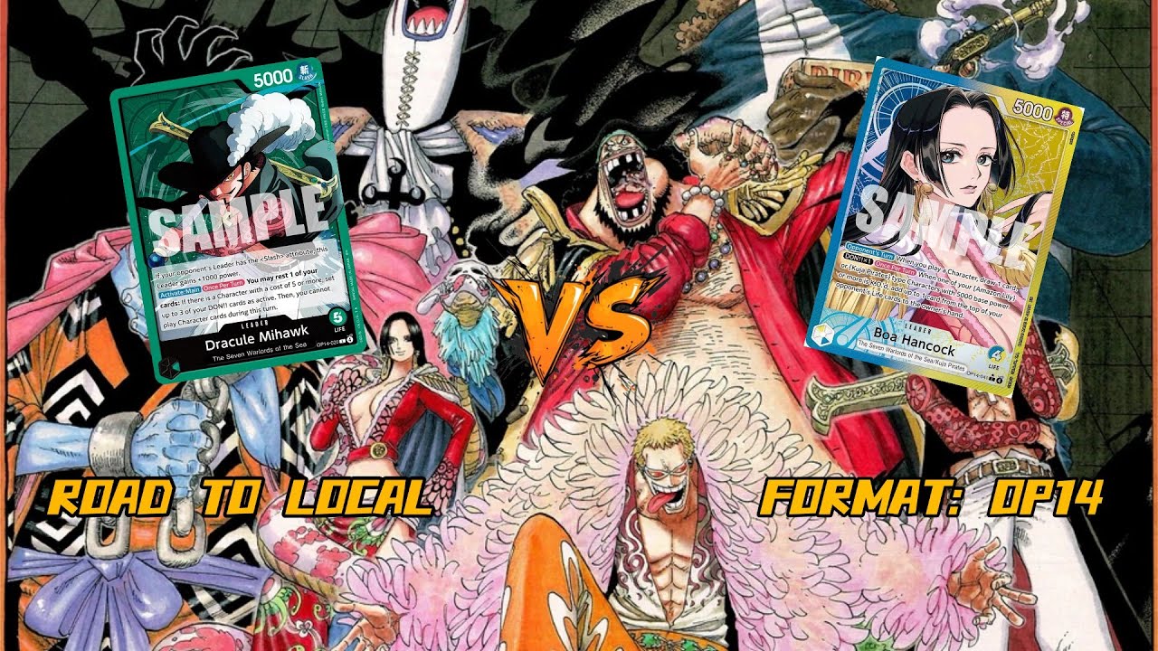 [OP14] G Mihawk vs YU Boa_First time playing Mihawk in OP14