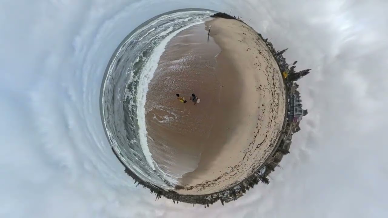 Walking on the Edge of the World 🌎 Heaven's View of our Beach Walk