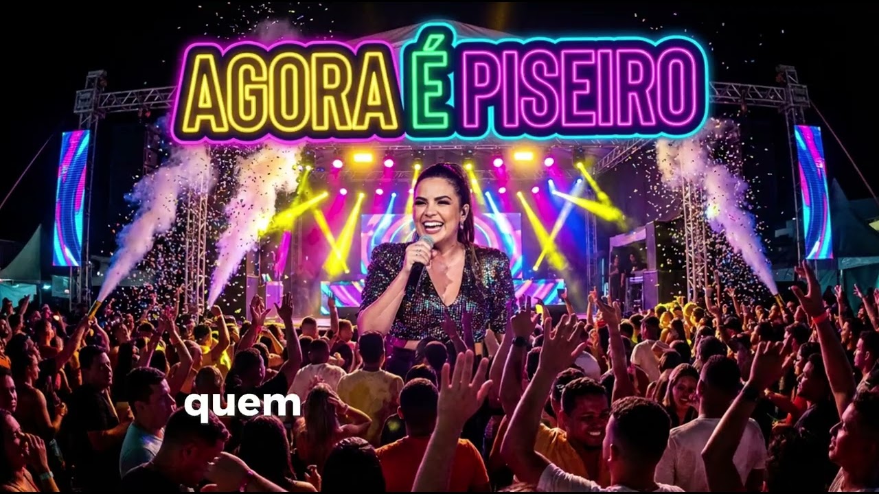 AGORA &Eacute; PISEIRO 🔥💃 Hit de Carnaval | Piseiro Animado 2026