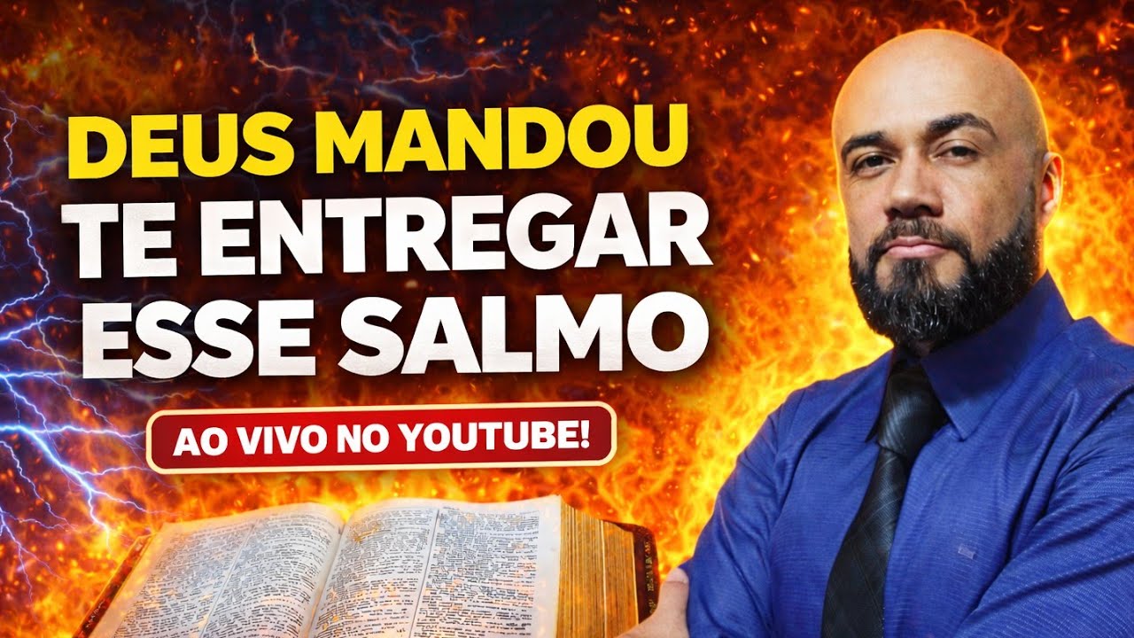 DEUS MANDOU TE ENTREGAR ESSE SALMO | AO VIVO AO MEIO-DIA | Bispo Augusto
