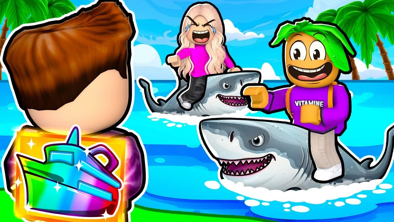 Ich Tue So ein NOOB zu sein in Roblox SHARKBITE, Dann Benutze Ich ein €100.000 BOOT!