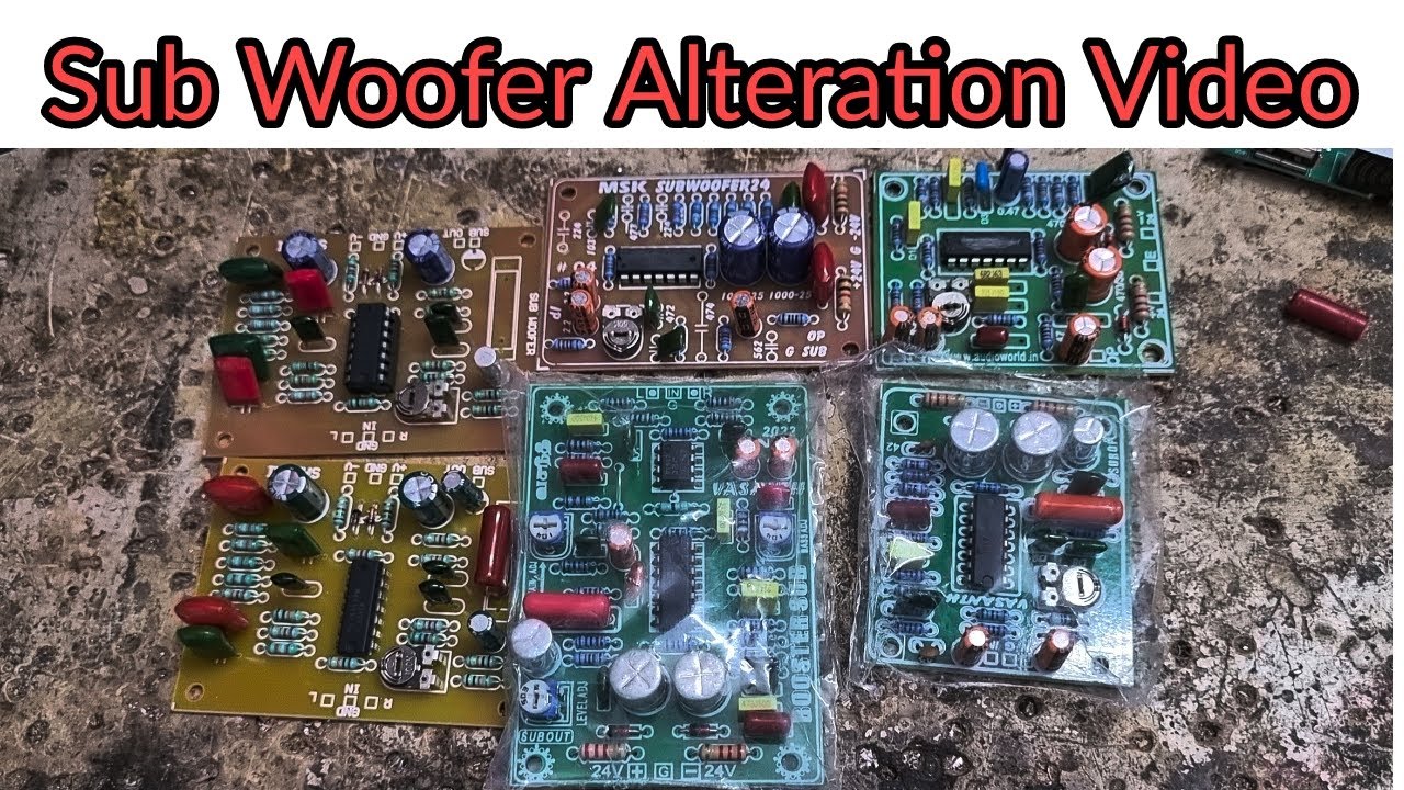 Sub Woofer alteration செய்ய வேண்டுமா இந்த வீடியோவை பாருங்கள்/Long Bass / hard Bass alteration video