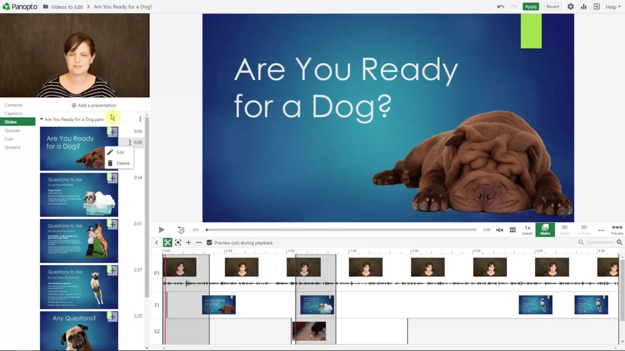 Learn About the Video Editor in Panopto