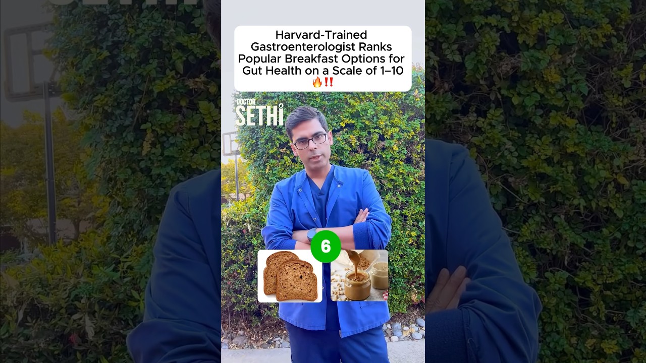 Best Breakfast Options for Gut Health : Harvard-Trained Gut Doctor Ranks 🚀