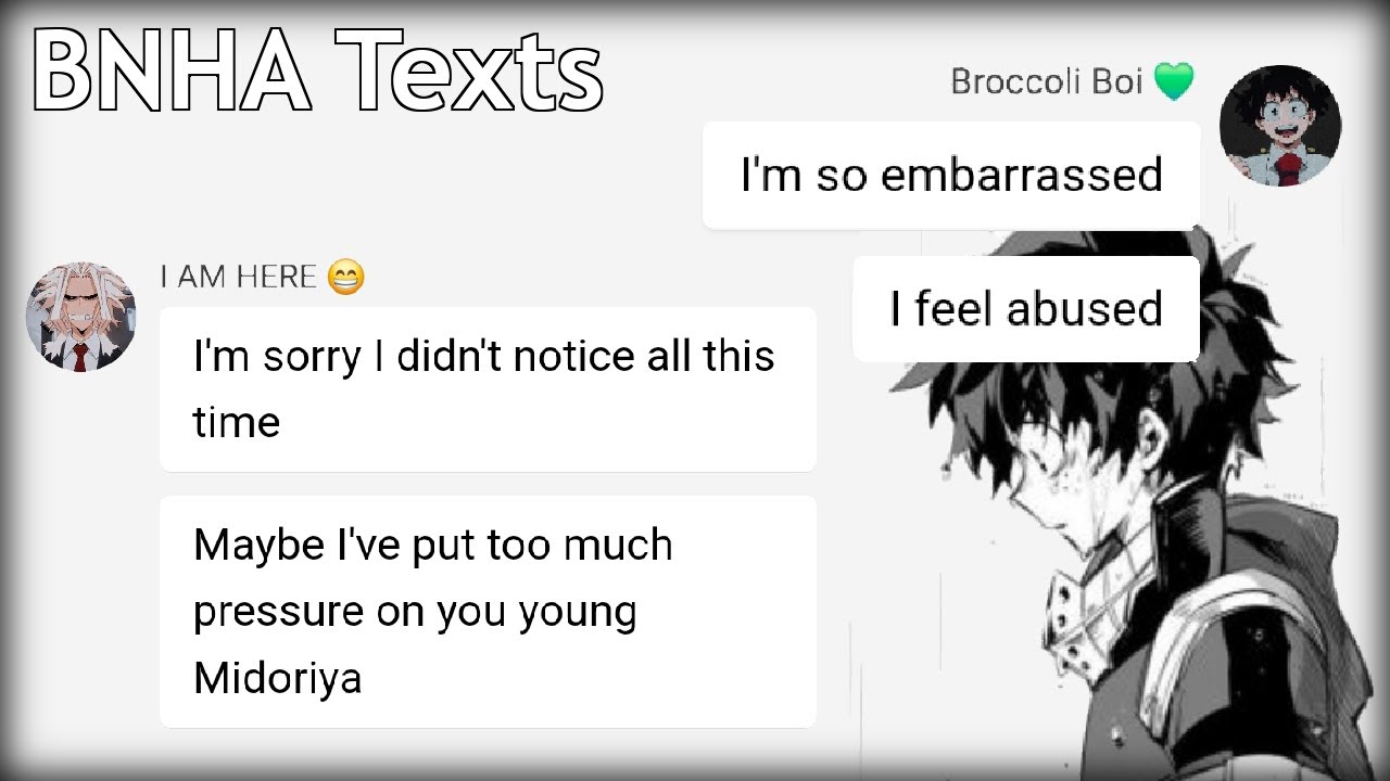 BNHA Texts - DEKU IS DONE BEING A HERO?!? -  Rät Lyric Prank