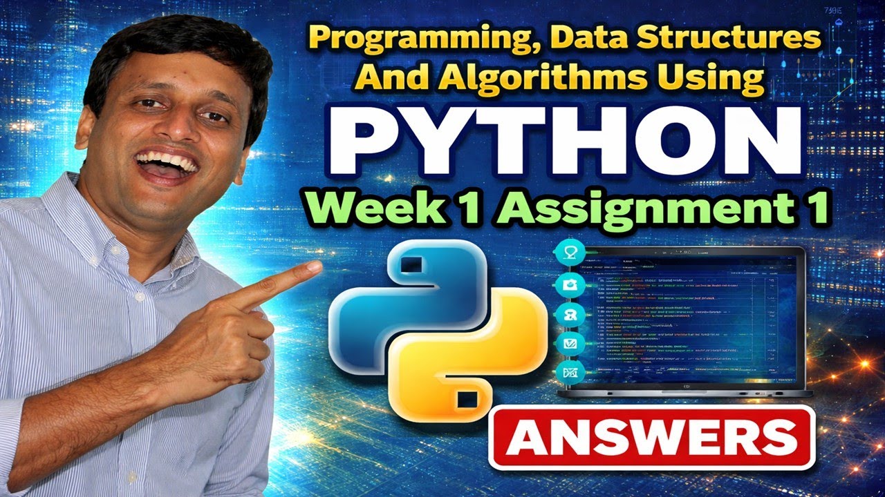 NPTEL Структуры данных и алгоритмы с использованием Python. Задание 1, неделя 1. Ответы. Январь 2...