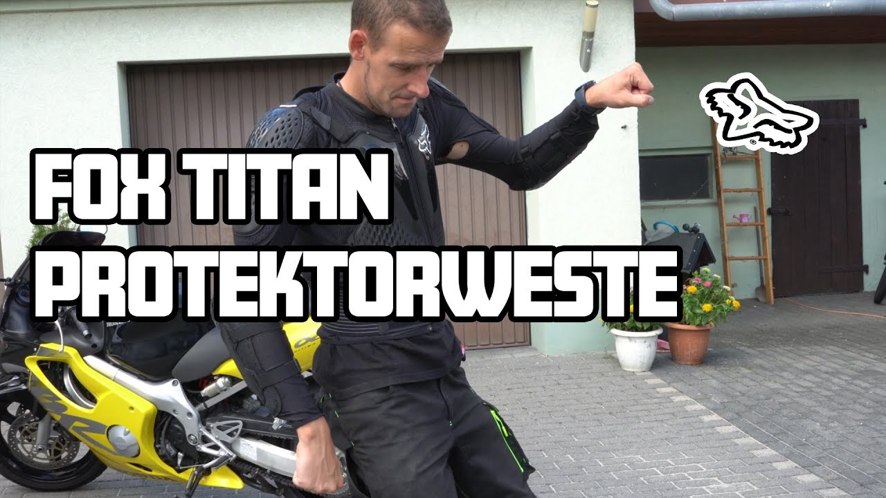 🦊 FOX TITAN Protektorweste 😍 Super für warme Sommertage!
