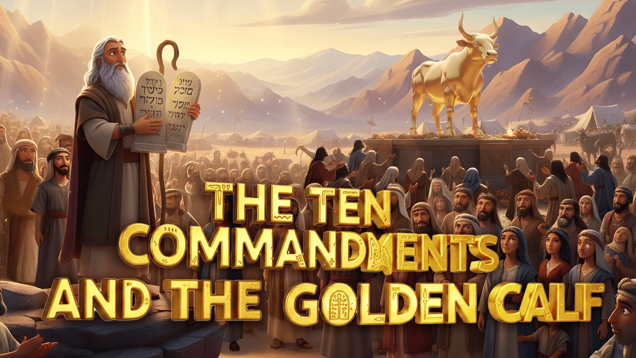 The Ten Commandments and the Golden Calf | When Israel Turned Away from God | Holy Bible Story