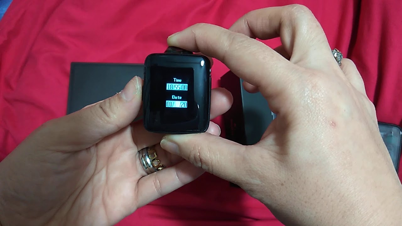 how to set time and date for amulet watch