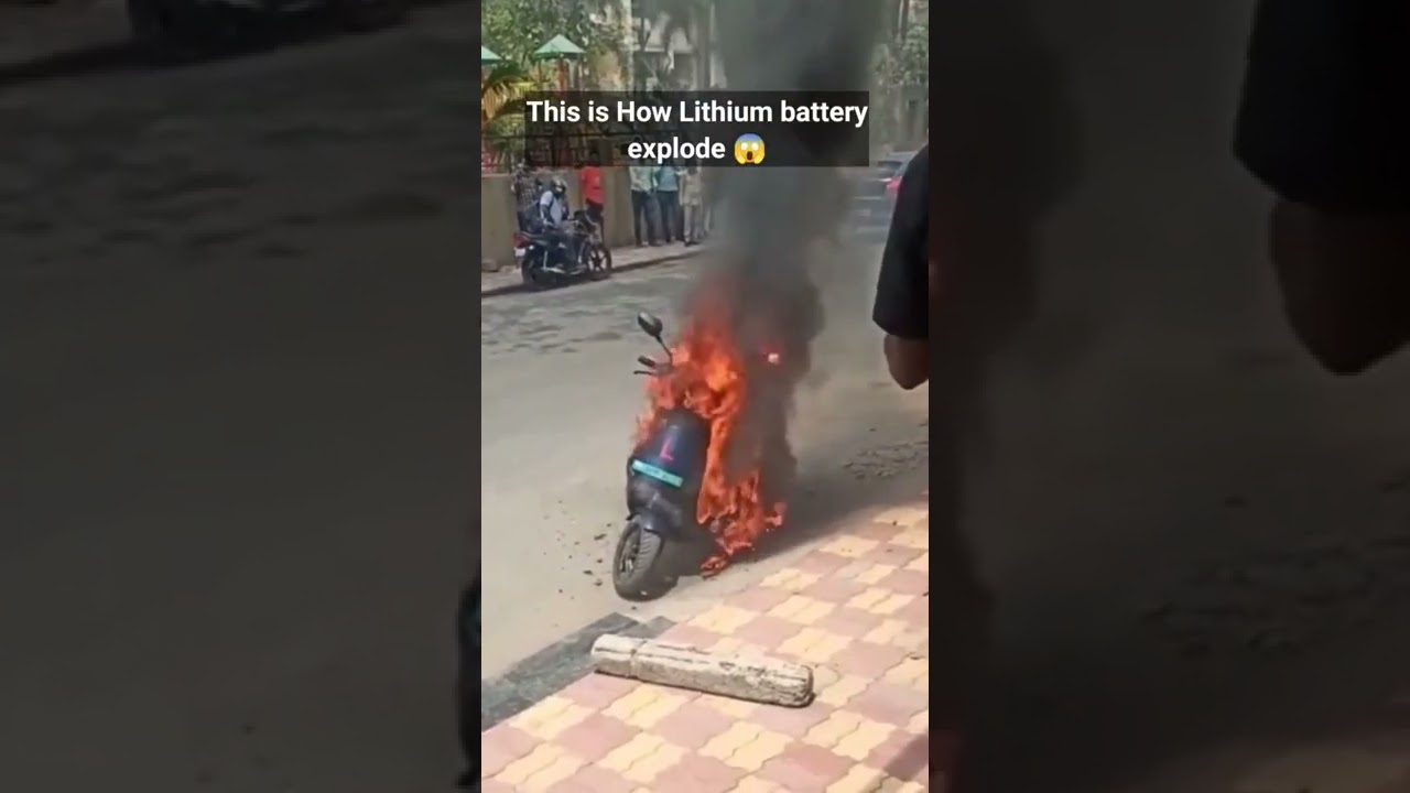 Why this Ola Scooter battery explode? 🥺 | Ola Electric scooter | Car Quest Shorts