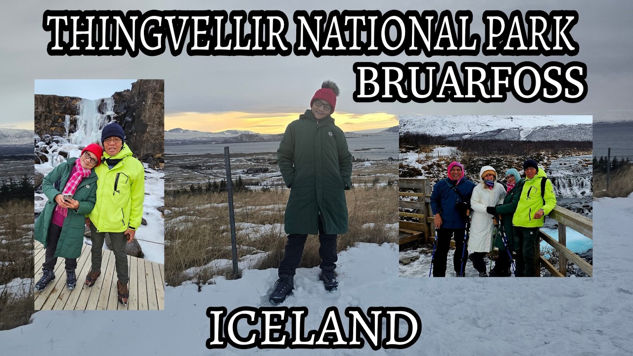 THINGVELLIR NATIONAL PARK AND BRUARFOSS, ICELAND