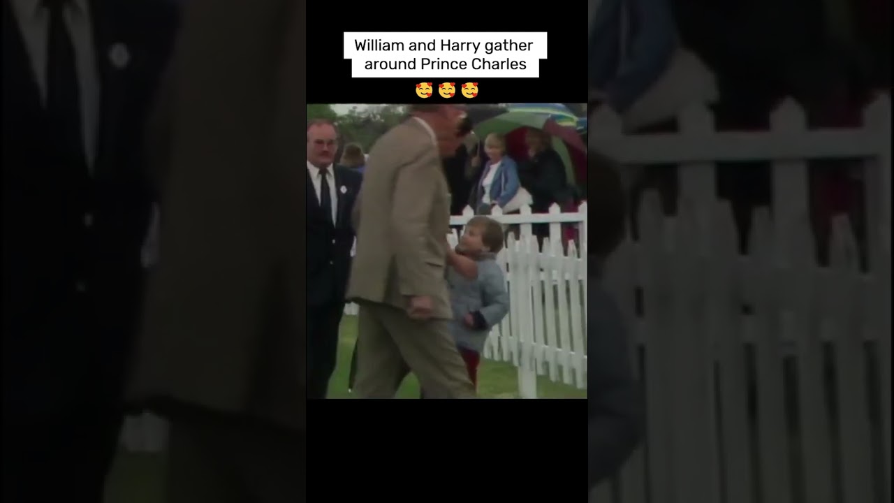 #shorts So sweet! William & Harry gather around Charles #kingcharles #charles #william #harry