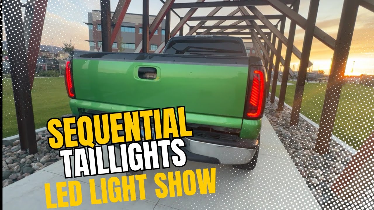 The best taillights for you 03-06 Chevy Silverado-OKSIWA sequential taillights!
